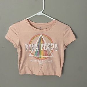 Pink Floyd Light Pink Baby Tee